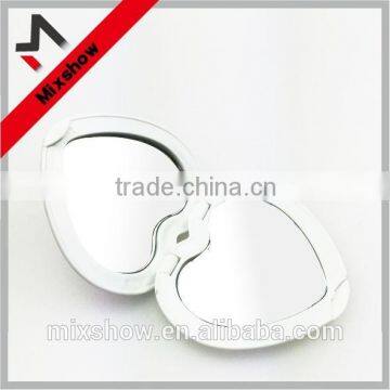 Plastic Double Sides Heart Shape Craft Mirror for Promotion Gifts photo-3
