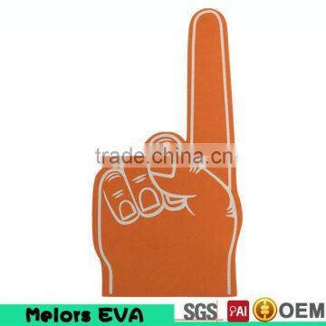 Melors souvenir non toxic professional soft sports fan cheering foam hand/giant foam hands/hand gloves supplier in china