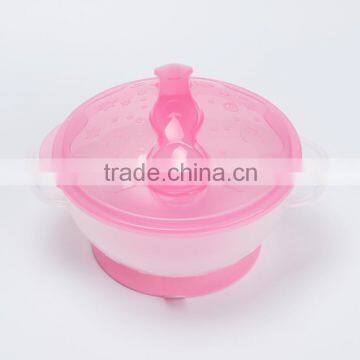 High Quality BPA Free pp Plastic Baby Training Bowl With Sucker photo-4