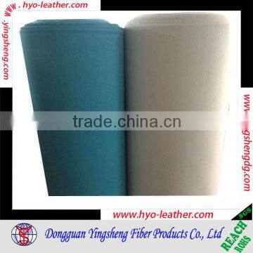 Professional supplier good quality polyester non wove fiber raw matrial shoe material