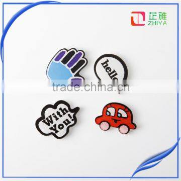 cute cartoon enamel charm acrylic pin brooch,cheap wholesale brooch