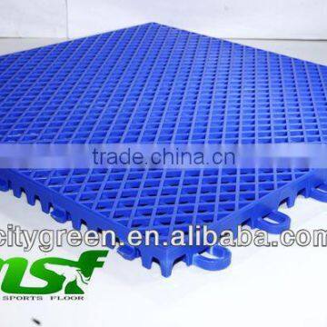 certificated suspended with waterproof badminton court mat