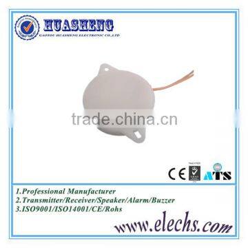 China Huasheng Good Quality 34mm Orange Wire Piezo Buzzer