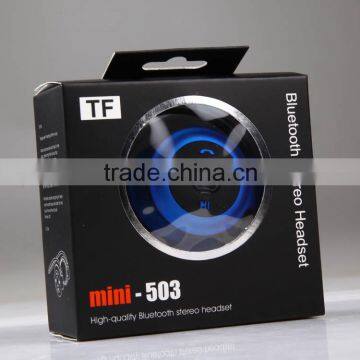 Wholesale Mini Earphone Bluetooth Stereo Headphone Wireless Sport Headset Media Player With TF FM photo-2