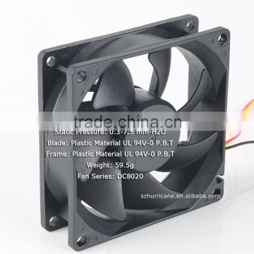 8020 brushless dc mini fan protable fan