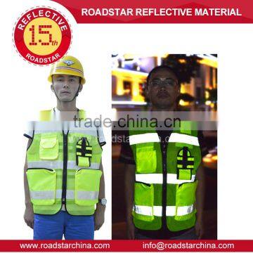 hi Viz Reflective Safety Vest With Pockets photo-5