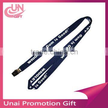 China factory good quality promotional Polyester cheap custom lanyard on sale
