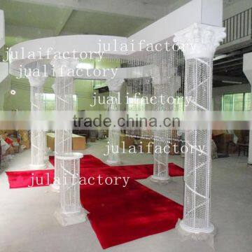 Carved Fiberglass lighting wedding crystal mandap