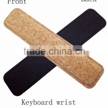 Boshiho new Arrival Item Soft Cork Keyboard Wrist Rest Pad computer peripheral