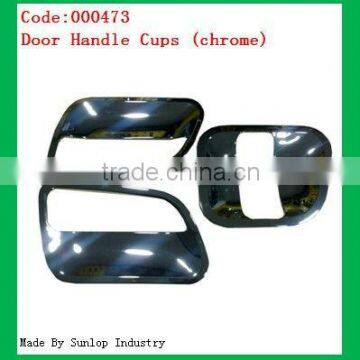 toyota part #000473 toyota hiace 3 doors left right chrome door handle cups hiace door handle cups chrome