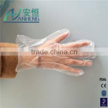 beauty low density food grade disposable pe glove restaurant glove