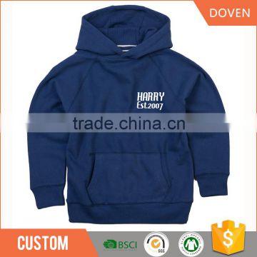 Windproof terry hoodie black man loose hoodie