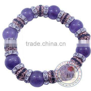 New Style Slap-Up Amethyst Bracelet