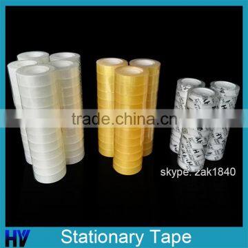 12 Rolls Crystal Clear Transparent School Office Stationary Adhesive Tapes