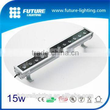 Outdoor hall lighting stage light 15W ip65 rgb led wall washer