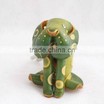 Handmade Leather Dog Key Chain photo-3