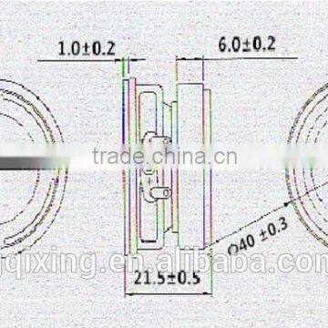 Best Sale 40mm 4ohm 3w Paper Speaker Horn