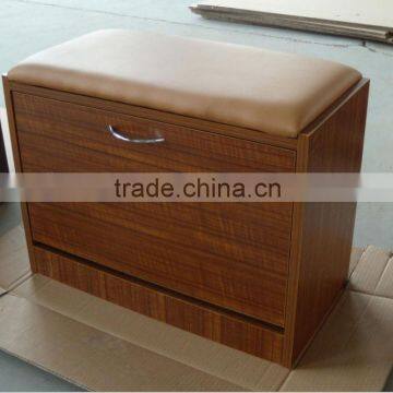 melamine one door Cherry with matress shoe cabinet