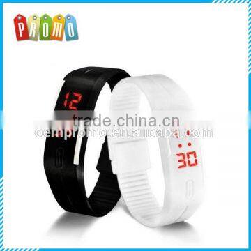 Promotional Silicone Digital LED Sport Watch / Wristwatch