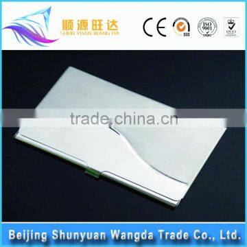 2015 Best High Quality office home portable Metal square business card holder box