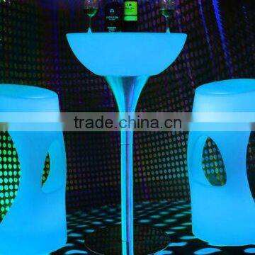 2016 Top Sale Decorative party led color changing table/Garden Furniture Set Outdoor Console Table/Disco Table