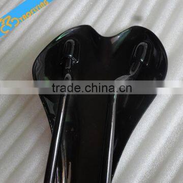 2015 New Arrival Small Size Road Bike Saddle,black Carbon Saddle Bicycle Saddle Finished Glossy