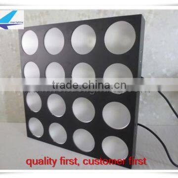 sound actived 4x4 16*30w rgb cob led blinder light