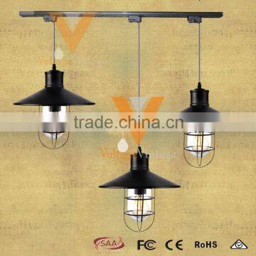 china supplier track light vintage pendant lamps for home/hotels/bars/cafes