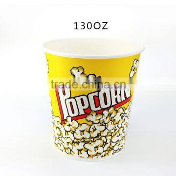 Disposable Custom Printed Paper Popcorn Bucket photo-6