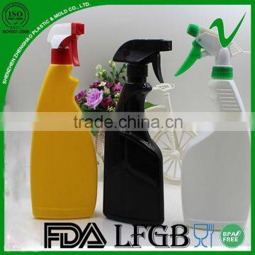 PVC 500ml Cleaning Liquid Plastic Bottle With Trigger Spray photo-3