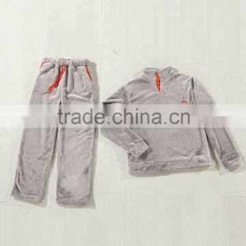 Grey Wholesale Cotton Suit Bathrobe photo-2