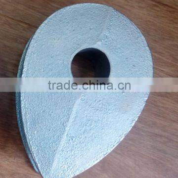 Heavy duty cable wire rope rigging thimble