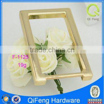 lady fashion metal adjustable square handbag buckle accessory