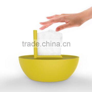 Fashion!Elegant! 2014 New Design silicone sailing tissue box