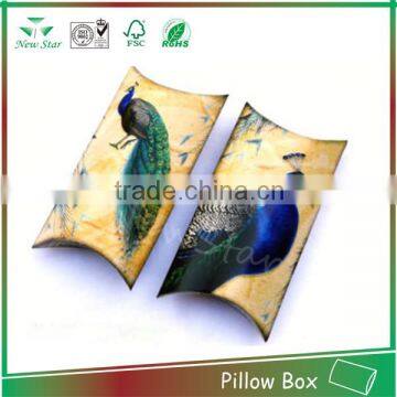 export foil paper pillow box,pillow box making