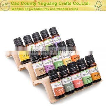 Essential Oil Wooden Storage Display - Set of 3 holds 15 essential oils display