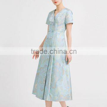 2016 Slim Dress Embroidery Dress Chinese Style Fancy Dress Elegant Dress OL