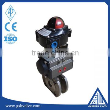 pneumatic wafer type italy ball valve