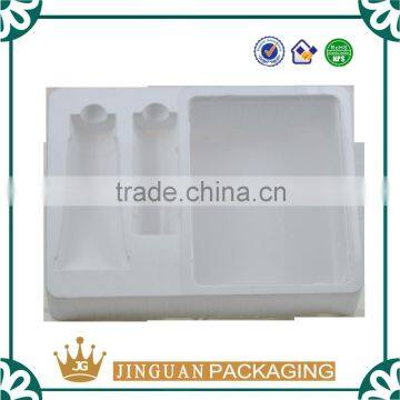 Size Custom Promotional Non-Transparent White PVC Cosmetic Container