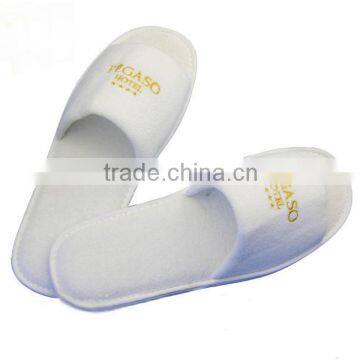 Wholesale Customized Embroidery Open Toe Hotel Slippers