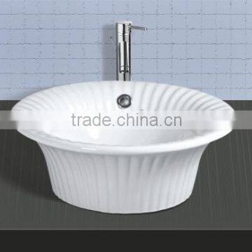 New Desigh Bathroom Oval China Bowl for Wholesale