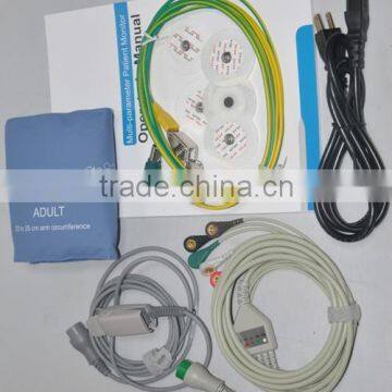 Hospital Operation Room ICU Emergency Ambulance Portable Patient Monitor for Sale photo-2