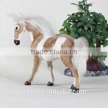fur animated toy miniature fairy garden horse toy sets