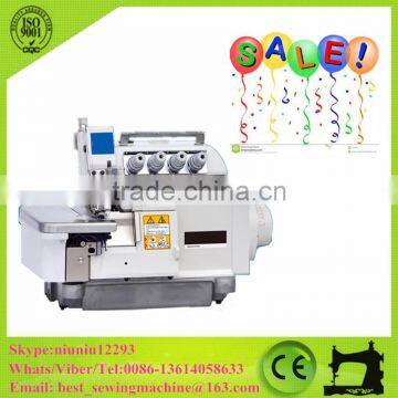 Direct Drive High Speed Cylinder Bed Top And Bottom Feed Industrial Overlock Sewing Machine 4 Thread CS-EX1