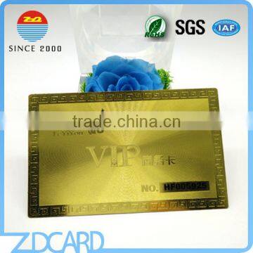 Luxury Electroplate Matt Black Metal VIP Card photo-4