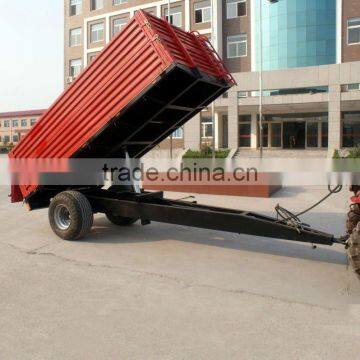 CE hydraulic dump 2 wheel trailer for sale