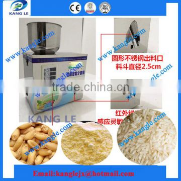 Semi-automatic Stainless steel weighing 10 -999 grams table type filling mchine