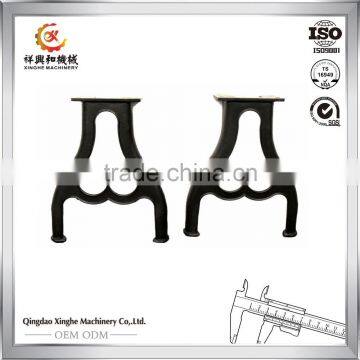 Metal customized ductile iron casting bench legs or grey iron cast of chair