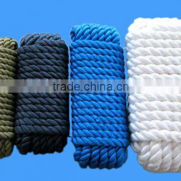 blue packing Polyester and Polypropylene Rope for marine