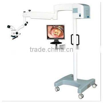 High performance large objective lens with fine-tuning of focus oral surgical microscope